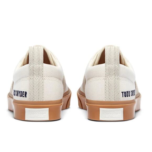 CONVERSE X TODD SNYDER JACK PURCELL OX 171843C MEN'S 9.5 EGRET GUM - Picture 4 of 7